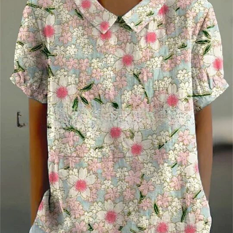 MARLENE™ | Women Vintage Print Shirt