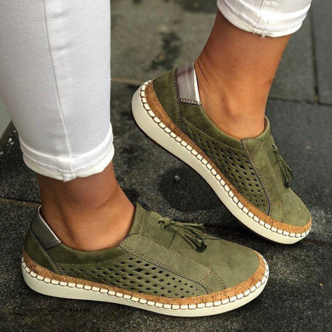 Aria - Chaussures orthopédiques à enfiler avec soutien de la voûte plantaire