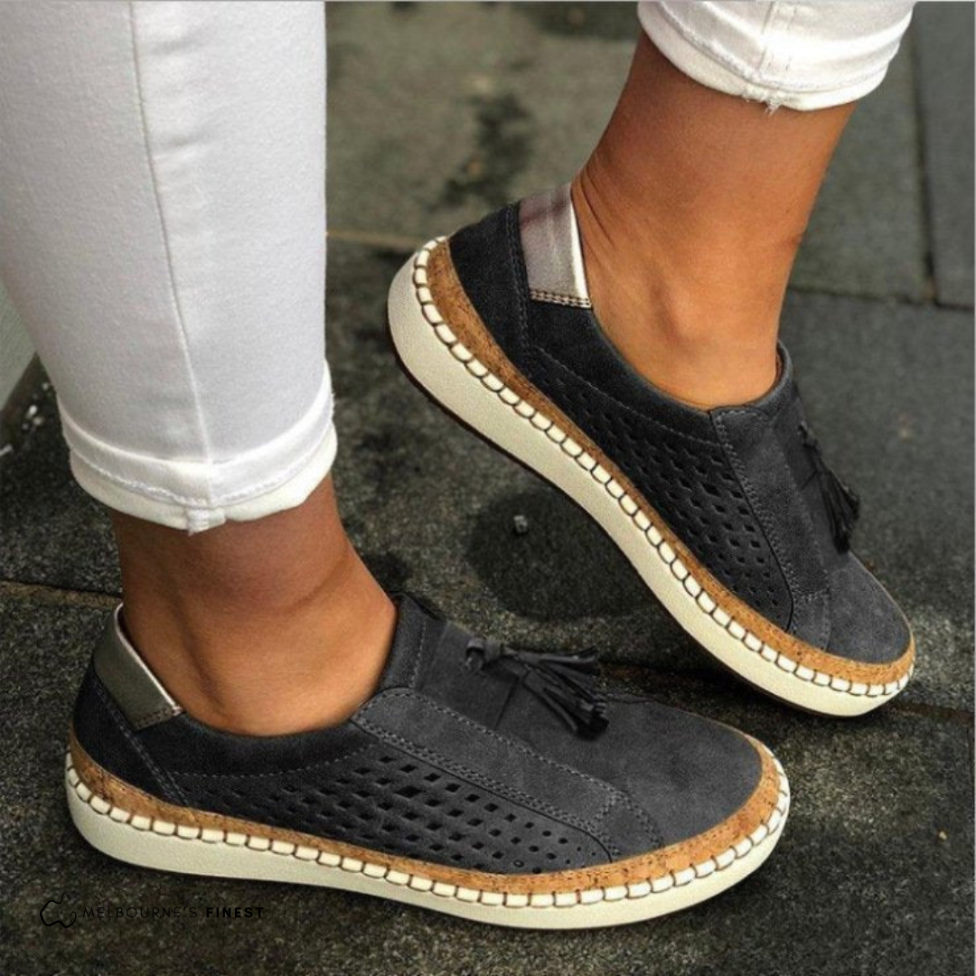 Aria - Chaussures orthopédiques à enfiler avec soutien de la voûte plantaire