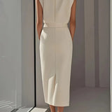 Puti - Midi Dress with Side Slit