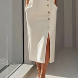Puti - Midi Dress with Side Slit