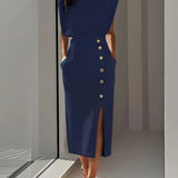 Puti - Midi Dress with Side Slit