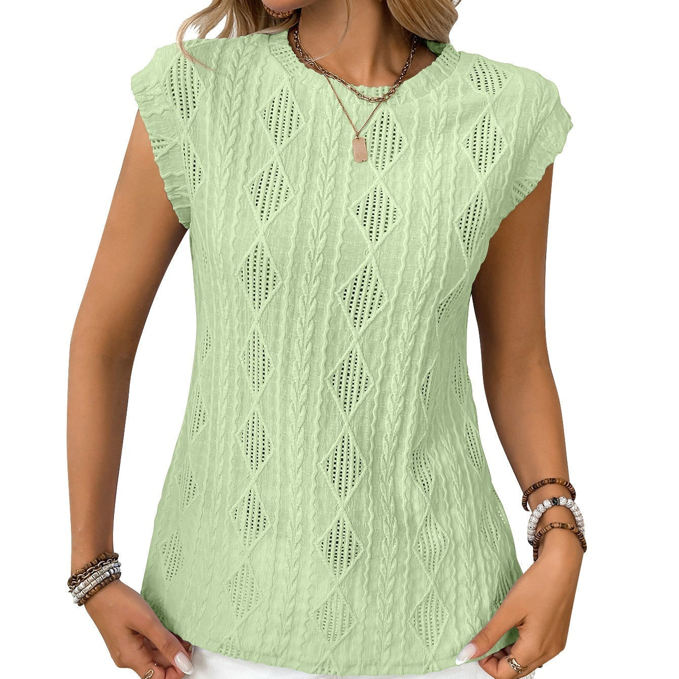 DELICE™ | Women Lightweight Knit Chic Tee
