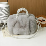 Marilyn | Plush Pumpkin Shoulder Tote