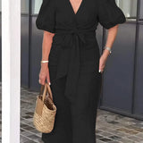Stella - Elegant V-Neck Dress