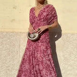 Evelyn – Elegant Dress With V-Neckline