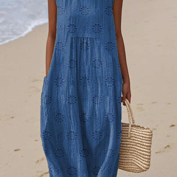 Sara Patterned Midi Dress