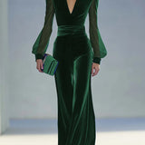 Trisha™ Elegant Suede V-Neck Jumpsuit | Modern Elegance