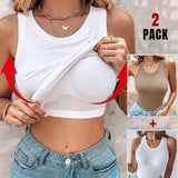 DASHA™ | Comfort Built-In Bra Tank Top (Pack of 2)