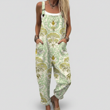 Aurore | Cotton Floral Overalls