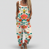 Léonie | Cotton Floral Overalls