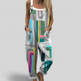 Penelope | Printed Relaxed Overalls