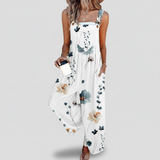 Margot | Floral Relaxed Overalls
