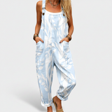 Lorelei | Printed Wide-Leg Overalls