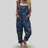 Juliette | Printed Cotton Overalls