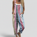 Juniper | Printed Linen Overalls