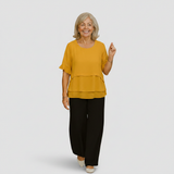 Honorine | Layered Drape Blouse