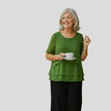 Honorine | Layered Drape Blouse
