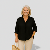 Delphine | Soft Ruffle Blouse