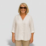 Delphine | Soft Ruffle Blouse