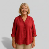 Delphine | Soft Ruffle Blouse