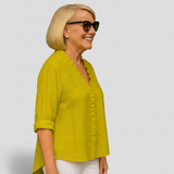 Delphine | Soft Ruffle Blouse