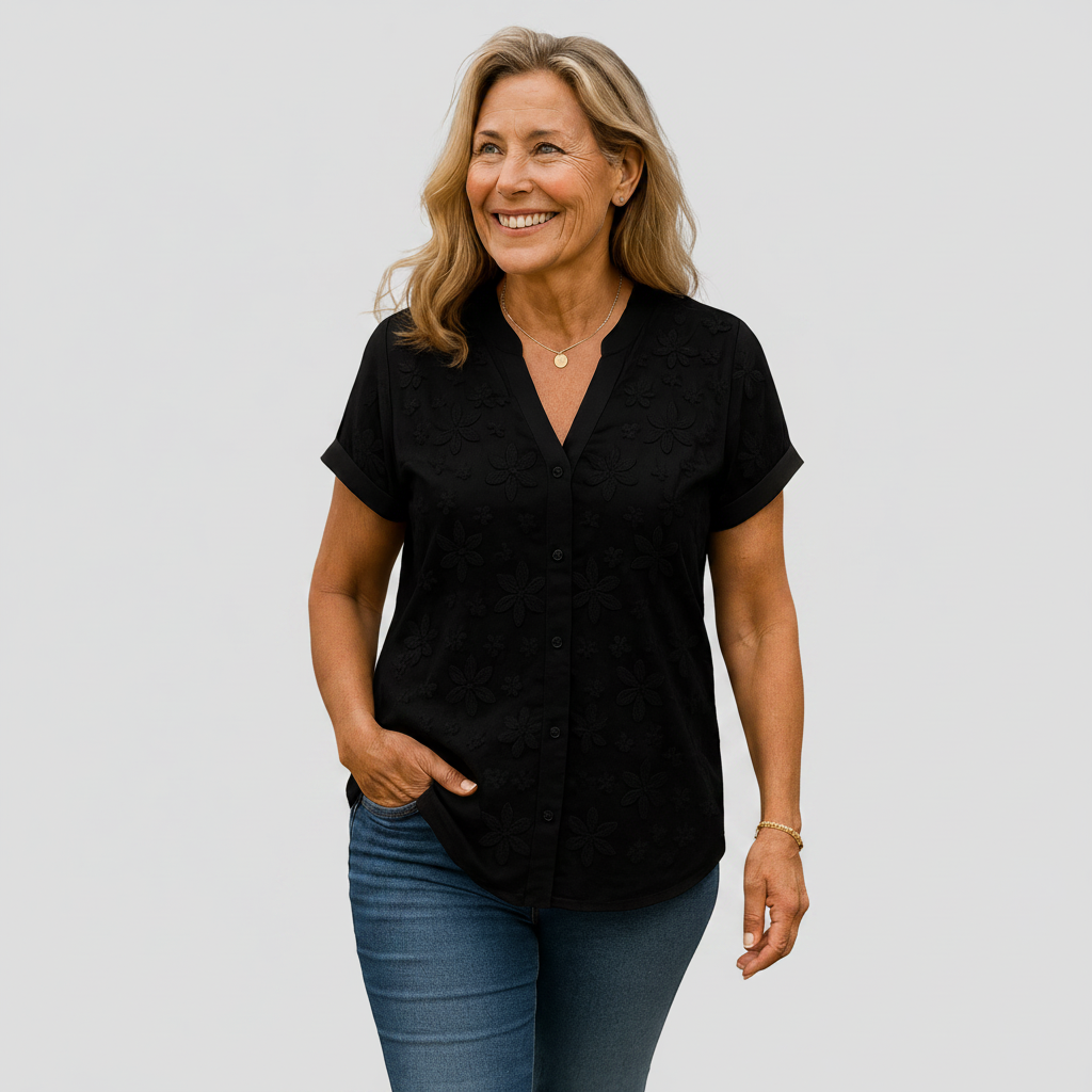 Apolline | Cotton-Linen Comfort Top