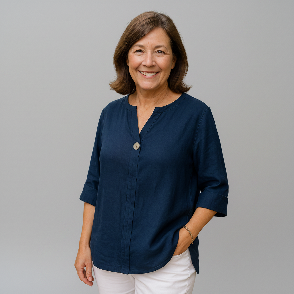 Béatrice | Lightweight Draped Blouse