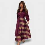 Juniper | Robe longue rayée