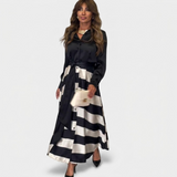 Juniper | Robe longue rayée