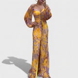 Delphine | V-Neck Floral Dress