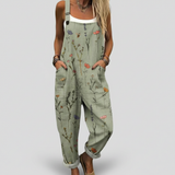 Geneviève | Printed Wide-Leg Jumpsuit