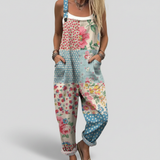 Éloise | Vintage Floral Jumpsuit