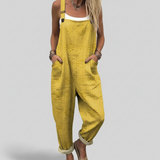 Noémie | Vintage Linen Jumpsuit