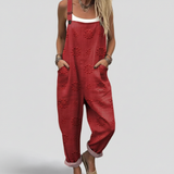 Noémie | Vintage Linen Jumpsuit