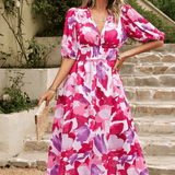 Lorenza – Elegant Spring Midi Dres