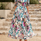 Lorenza – Elegant Spring Midi Dres