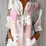 Maxine - Patchwork Daisy Blouse