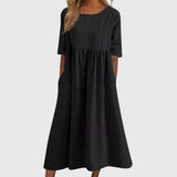 Bethany - Elegant Short-Sleeved Dress