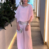 Nessa™ Classy Elegant Set | Relaxed Top and Wide-Leg Trousers