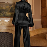 Aurielle | Women Elegance Robe & Pajama Set