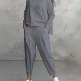Jackquelin™ Elegant Lounge Set | Matching Chic Top and Trousers