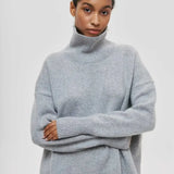 Cittra – Oversized Ribbed Turtleneck Sweater