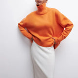 Cittra – Oversized Ribbed Turtleneck Sweater