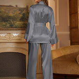Aurielle | Women Elegance Robe & Pajama Set