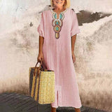 Oceana – Embroidered Elegance Dress