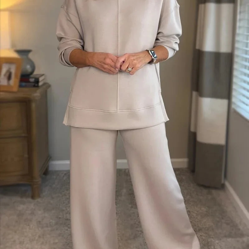 Farah™ Comfortable Set | Coordinated Top and Pants
