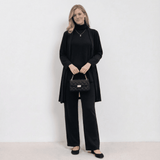 Ensemble tricoté cardigan et pantalon Barbara | Ensemble coordonné en maille raffiné trois pièces