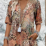 Rose - Vibrant Mid Length Dress