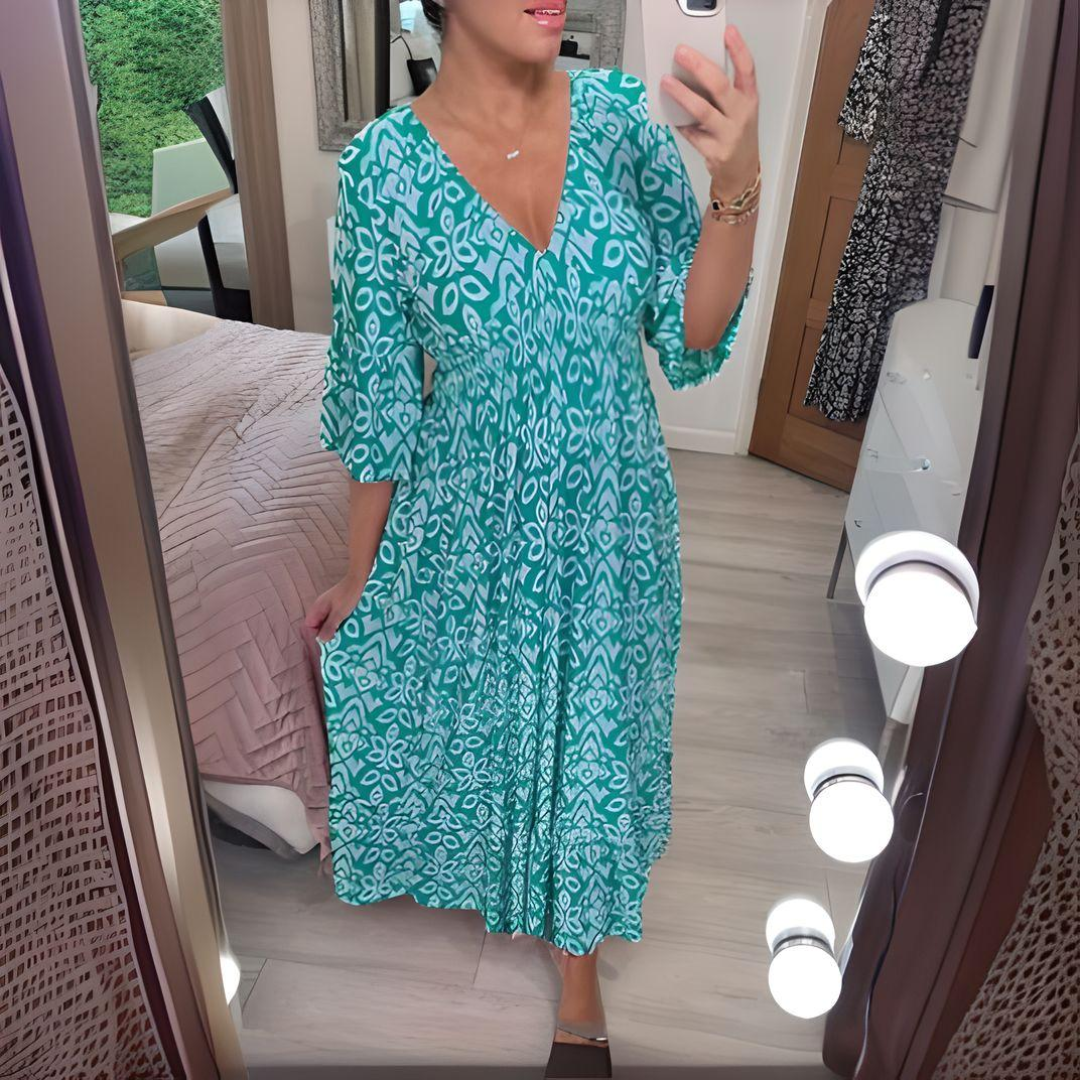 Lacey – Boho Printed Dress